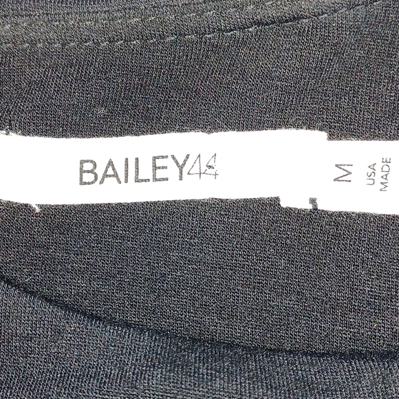 Bailey 44 Lorax Vegan Leather Trim Stretch Knit Dress Women's Sz Med - Picture 6 of 11